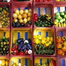 Frutas y Verduras Fernández Marín canastas con verduras